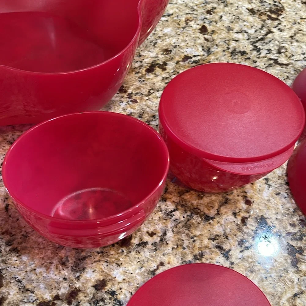 Vintage Tupperware Chip N’ Dip Set